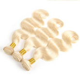 613 Bundles With Frontal Honey Blonde Human Hair Weave With Frontal Body Wave | SULMY.